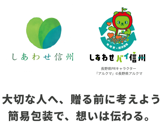 大切な人へ、贈る前に考えよう 簡易包装で、想いは伝わる。